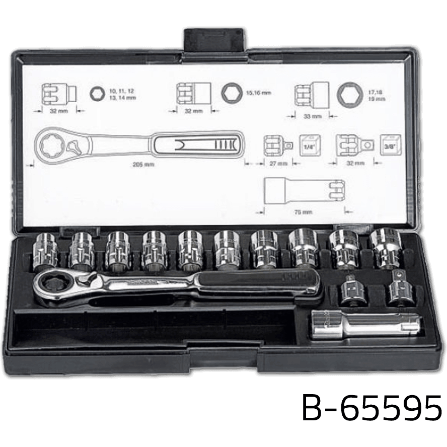 Makita B-65595 14pcs Pass-Thru Socket Wrench Set - KHM Megatools Corp. Makita B-65595 14pcs Pass-Thru Socket Wrench Set - KHM Megatools Corp.